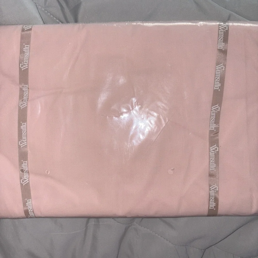 Vintage Christian Dior Wamsutta Supercale Plus twin pink  Flat Sheet‎ NEW SEALED